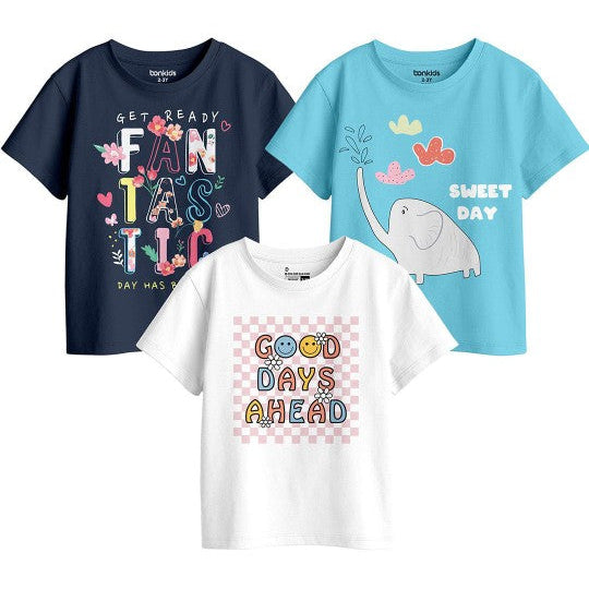 Girls Graphic Printed Tees