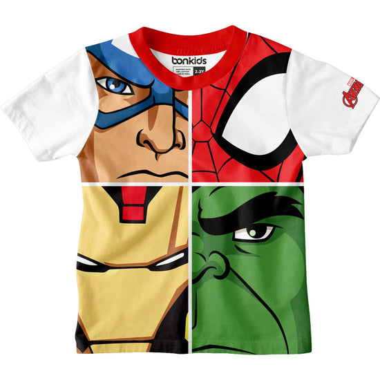 Avengers White Boys T-SHIRT