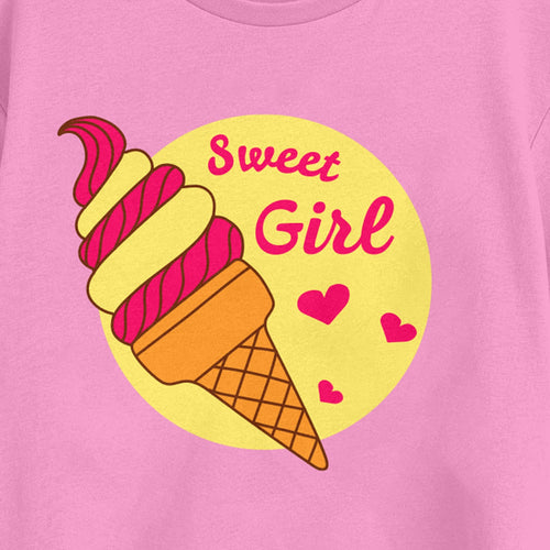 Girls Regular Boxy Tshirt