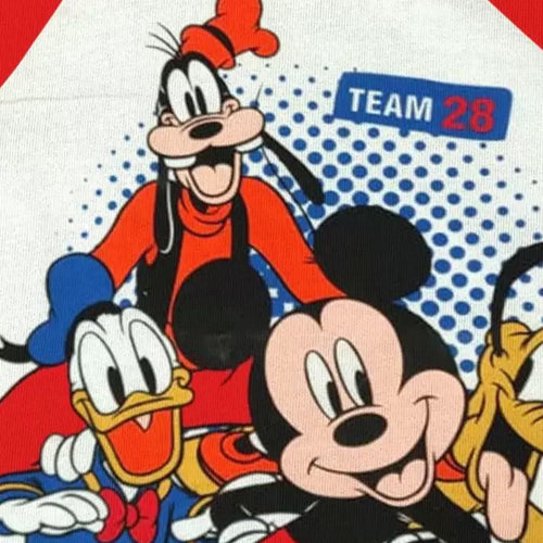 Mickey Red Full Sleeve Boys T-SHIRT