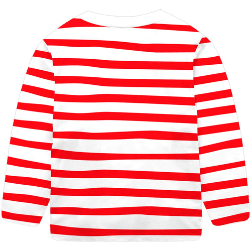 Mickey Stripes Full Sleeve Boys T-SHIRT