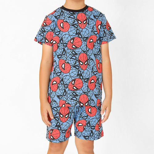 Spiderman Boys Printed Jersey Sets