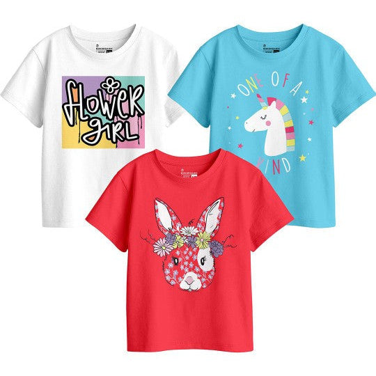 Girls Graphic Printed Tees