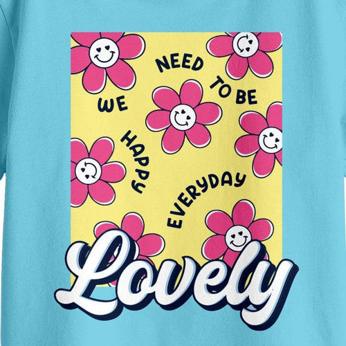 Girls Graphic Printed Tees