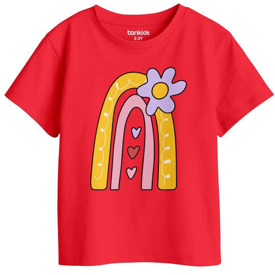 Girls Graphic Printed Tees