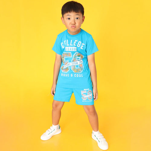 Collage League Boys Printed CO-ORDS