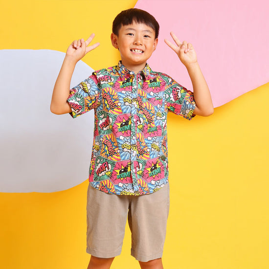 Boys Shirts Multi Boom