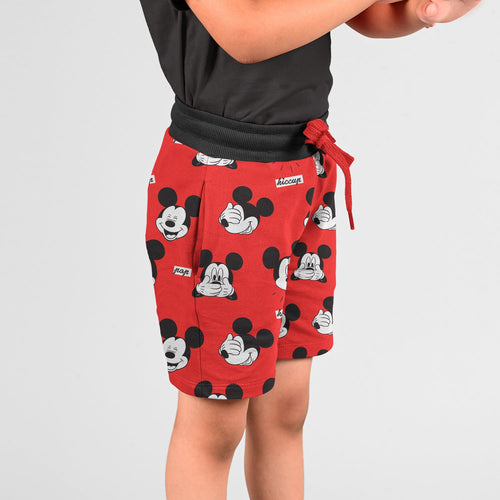 Mickey Red Boys Shorts