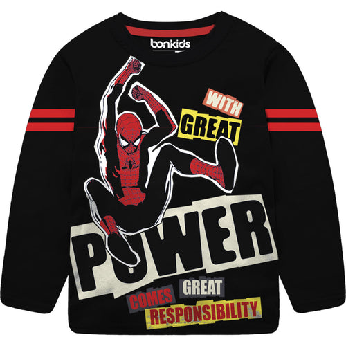SpiderMan Full Sleeve Boys T-SHIRT