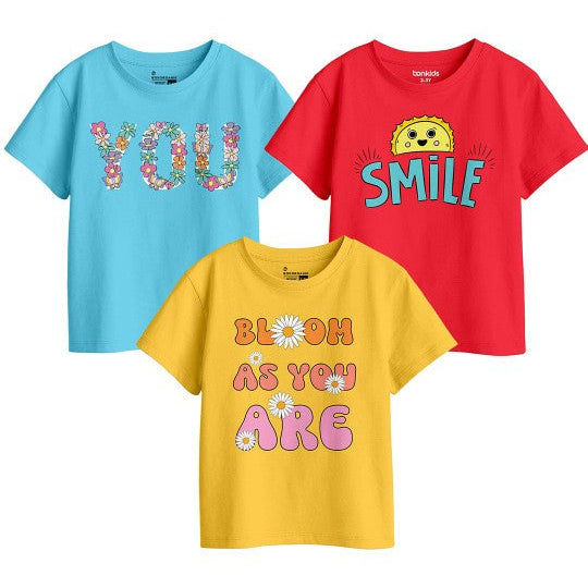 Girls Graphic Printed Tees