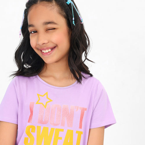 Sparkle Pink Girls Tshirt