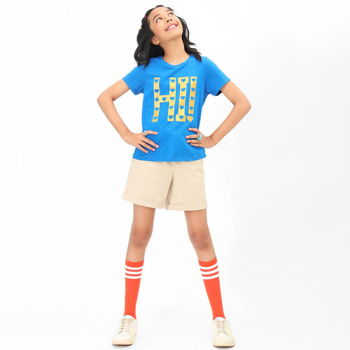 Hi Printed Girls Tshirt