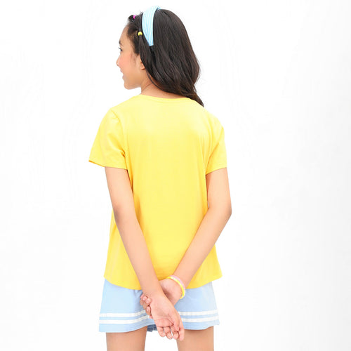 Cool Vibes Yellow Girls Tshirt