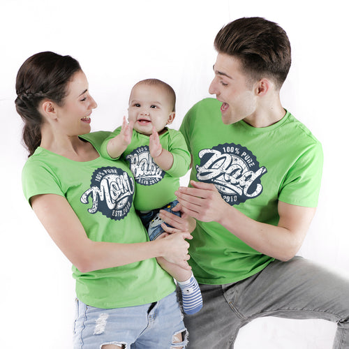 100% Pure, Matching Tees And Bodysuit For The Family