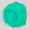 Father Son Button down Collar full sleeve Green shirt