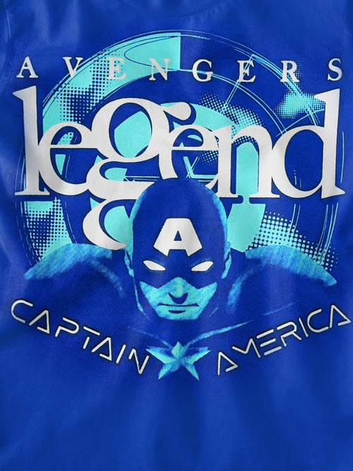 Legend Captain America Royal-Blue Boys Tshirt