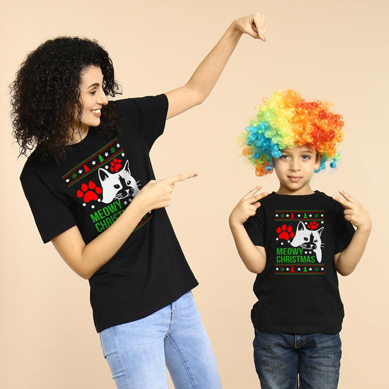 Merry Christmas Mom And Son tees