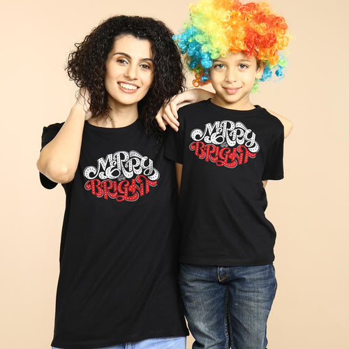 Bright And Merry, Mom And Son Tees