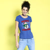 Merry Christmas, Snow Man Single Tee  Women