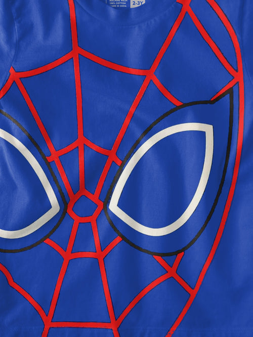 Spider Man Royal-Blue Boys Tshirt