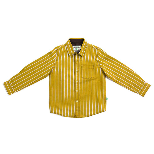 Earthy Striped Full Sleeved Shirt