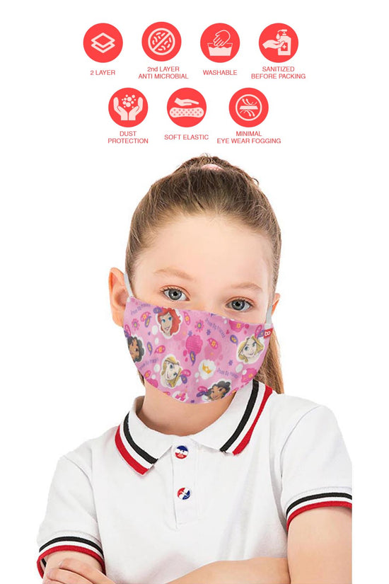 Kids Printed Protective Kids Masks ( Set Of 3)