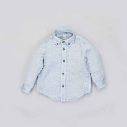 Father Son Grey Button down collar Full sleeve shirt