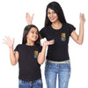 Printed Pocket Tees For Mom Daughter