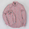 Red Blue Gingham Button Down Father-Son Shirts