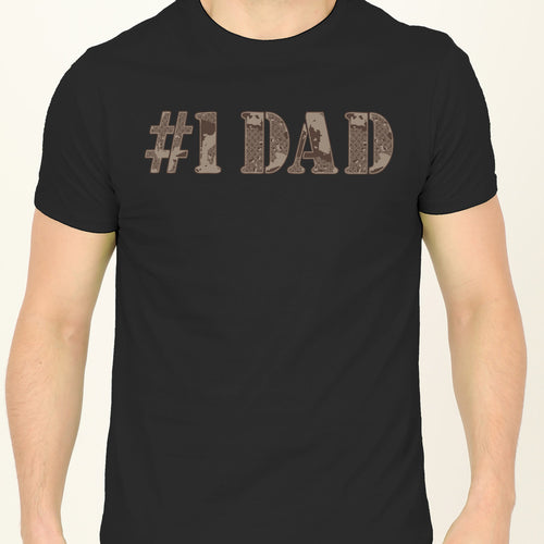 #1 Dad And Daughter Matching Tshirt