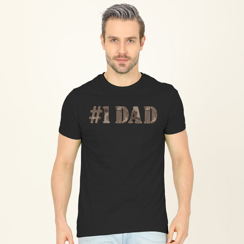 #1 Dad And Daughter Matching Tshirt