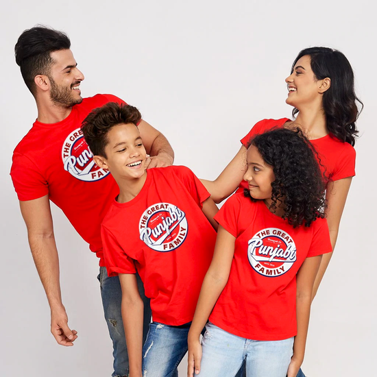 Punjabi Family, Matching Family Tees