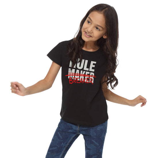 Rule Maker/Breaker, Matching Sibling Tees For Girl
