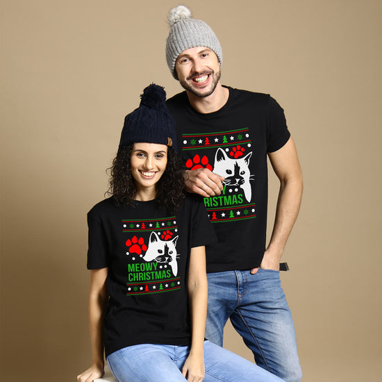 Merry Christmas couple tees