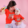 Sleep Thief, Matching Tee And Bodysuit For Mom And Baby