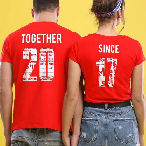 Together Since 2017 Tees