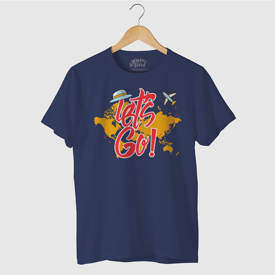 Let's Go, Matching Navy Blue Travel Tees
