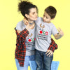 Obsessive Christmas Mom And Son Tees