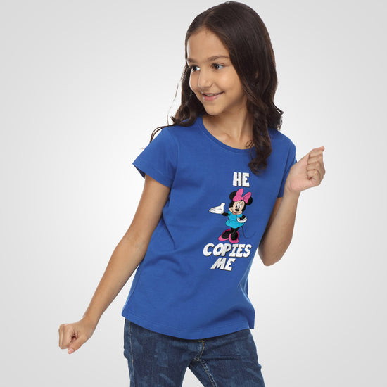 He/She Copies Me, Matching Disney Tees For Girl