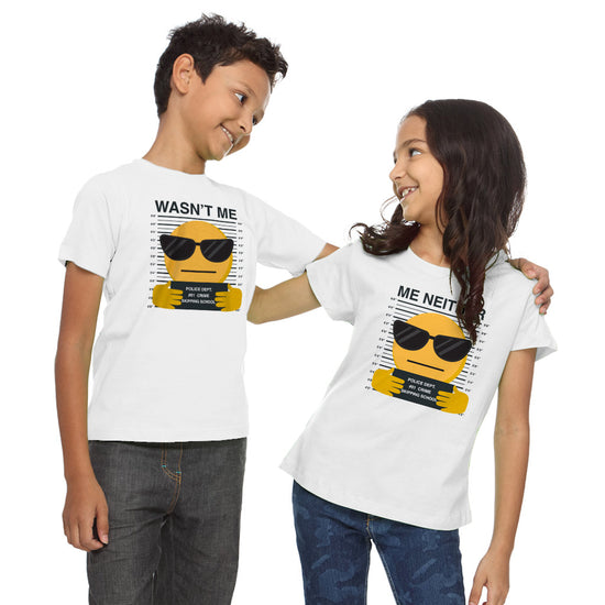 Wasn't Me, Matching Sibling Tees