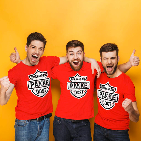 Bhayankar Pakka Dost Friends Tees
