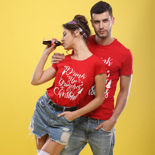 Drink Up, Couples Matching Tees