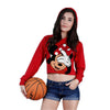 Mini Mouse Crop Hoodie For Women
