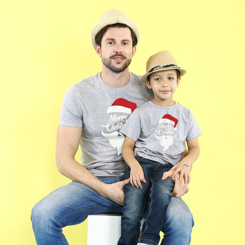Merry Christmas From Santa Dad And Son Tees