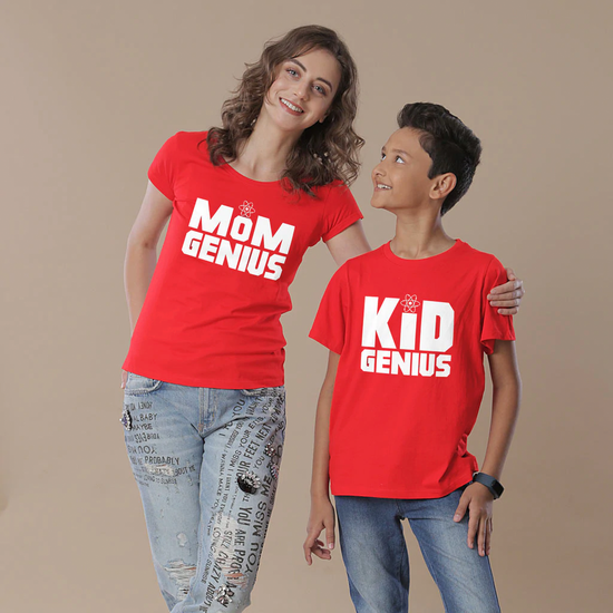 Geniuses, Mom And Son Tees