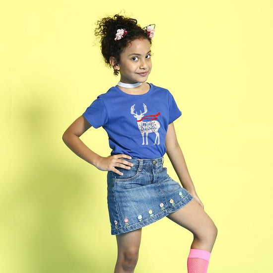 Christmas Reindeer, Tees For Girl