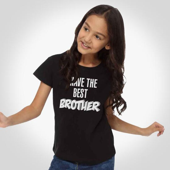 I have the best brother Tee for kid sister