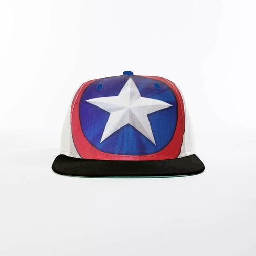 Boy's Captain America Shield Flat Brim Cap