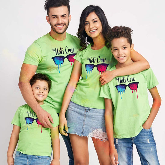 The Holi Crew Family Tees