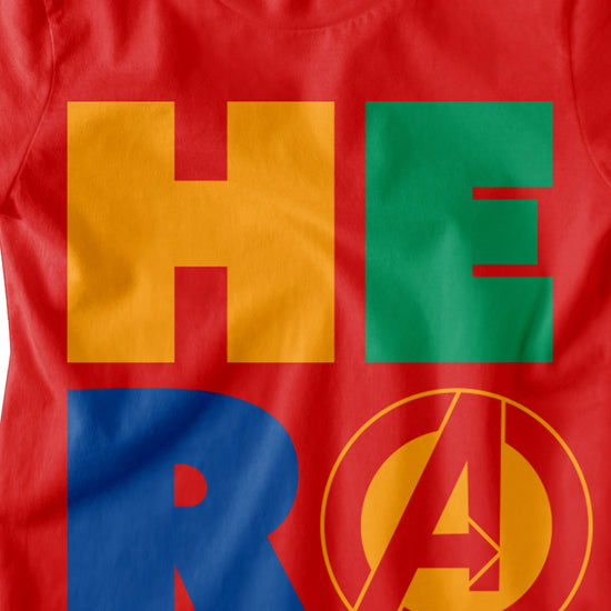 Hero Avengers Red Boys Tshirt
